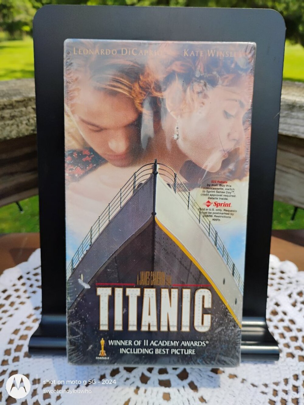 movie Titanic original VHS cassette tape set NEW unused sealed dated 1998 unopen